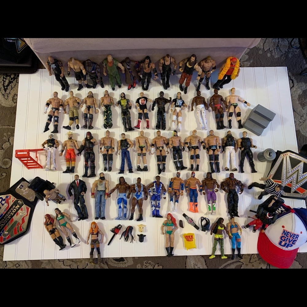 WWE Wresting Figures and accessories